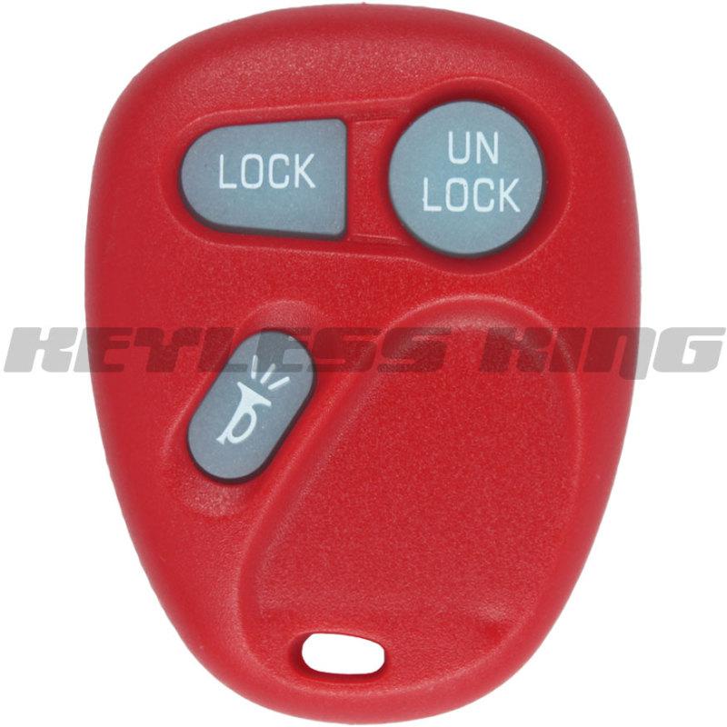 New red glow in dark replacement keyless remote key fob clicker for gm 15042968