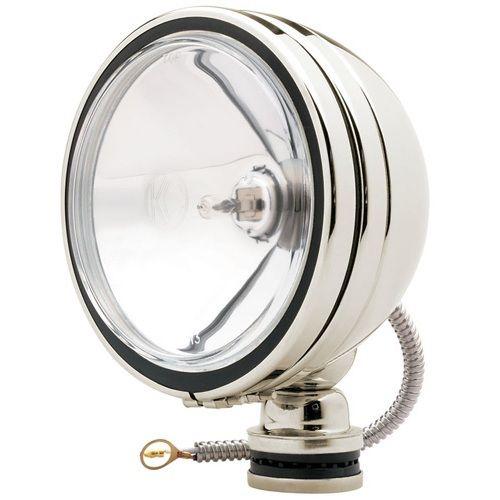 1239 kc hilites 6" round stainless daylighter 100 watt long range (one light)