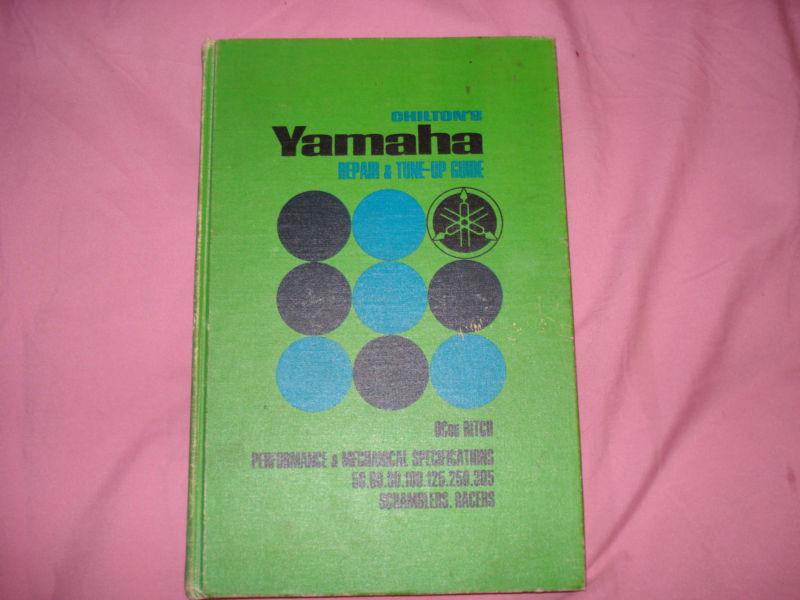 Yamaha '67 chiltons repair & tune-up guide 