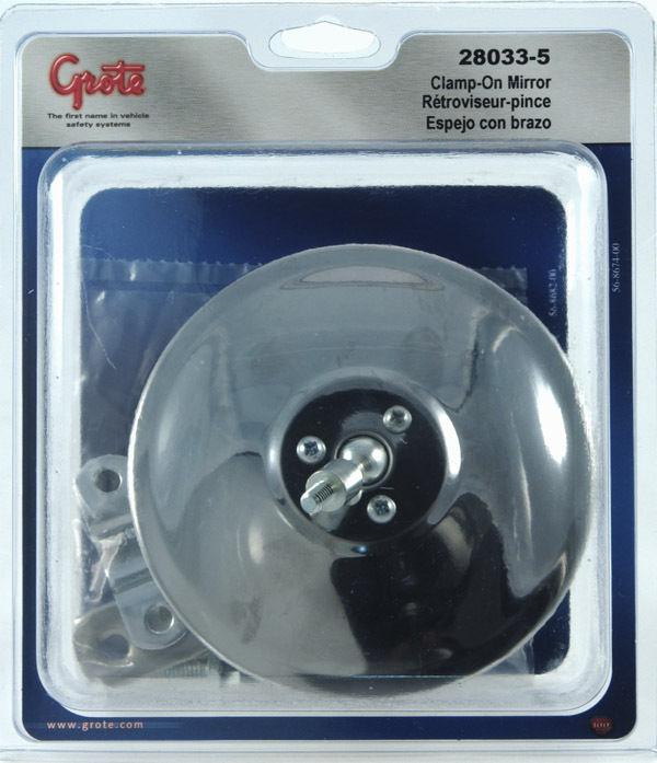 Grote 28033-5 - 5" round clamp-on spot mirror