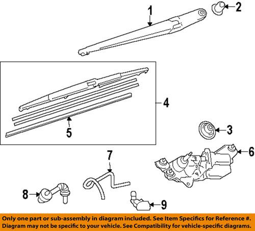 Toyota oem 852140e050 wiper blade refill/windshield wiper blade refill