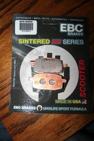 Ebc sintered metallic front brake pads 2002-2005 yamaha yw50 zuma /sfa169hh