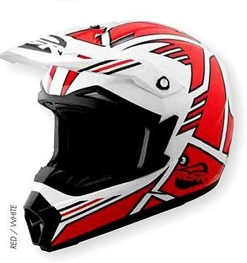 Msr assault helmet red/wht xs, sm, md, lg, xl, 2xl