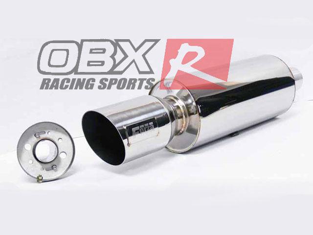 Obx forza universal muffler th2 type 2.5" toyota honda nissan bmw  