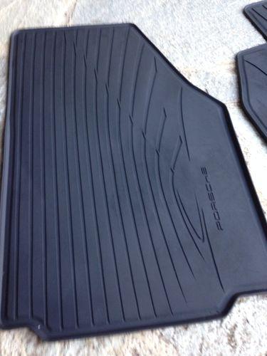 Porsche cayman all season floor mats set