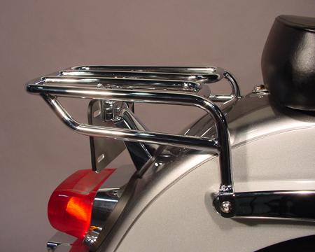 Mc enterprises tour cruiser rack rear chrome suzuki boulevard c90 2005-2011