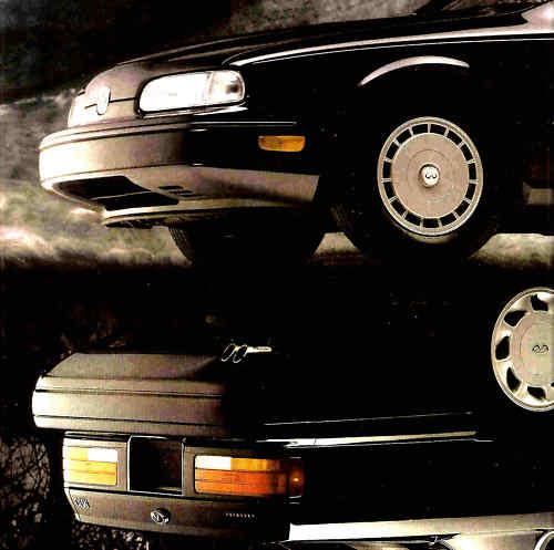 1990 infiniti factory brochure-q45 sedan & m30 coupe