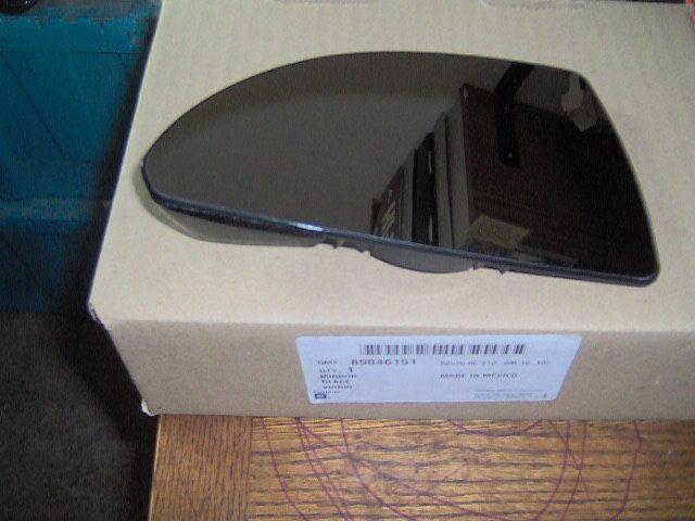  new gm oem driver / left rearview mirror glass impala monte carlo