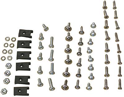 55-57 chevy belair 2 dr ht interior garnish mldg screws