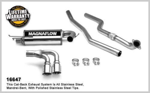 Magnaflow 16647 saturn sky stainless cat-back system performance exhaust