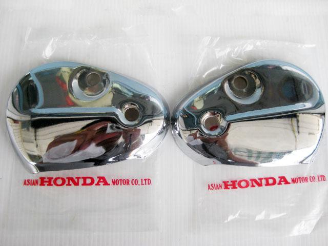 Honda cub c50 c65 c70 c90 c 50 65 70 90 front fork cover chrome set