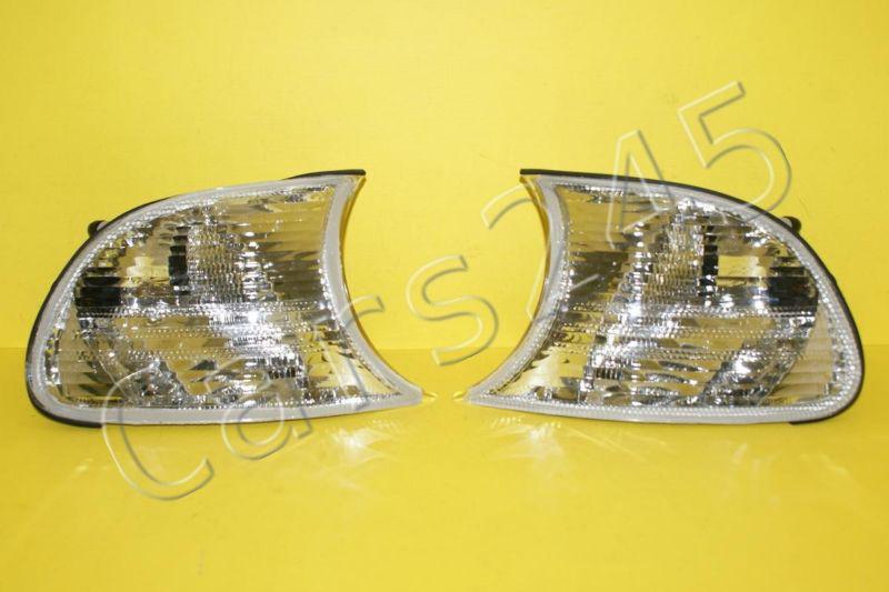 Bmw 3-series 1999-2001 e46 2dr crystal corner lights pair m3 coupe convertible