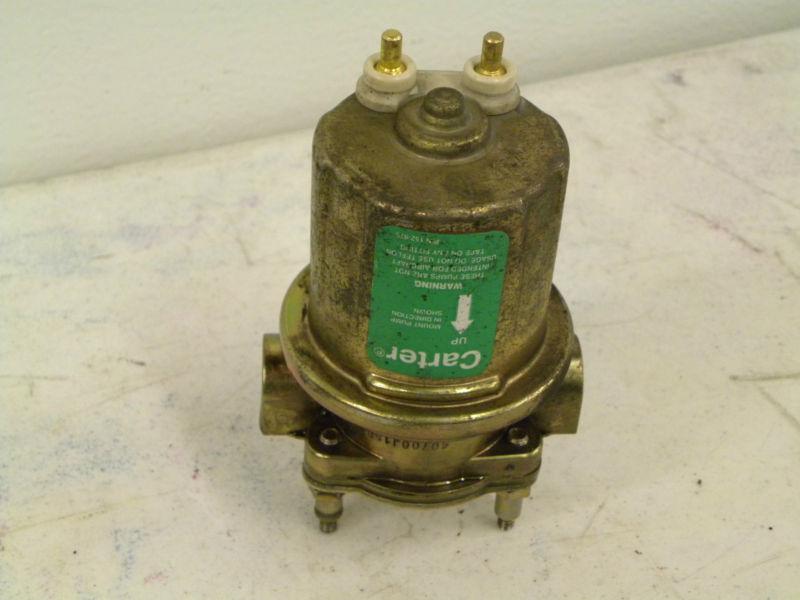 Carter number 4070 electric fuel pump for parts or rebuilding