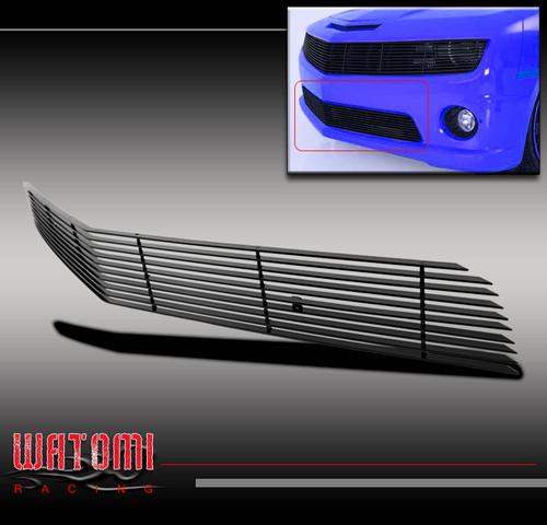 10-12 chevy camaro ss v8 front bumper billet grille grill insert phantom black