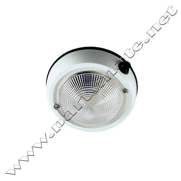 Perko 1253dp2wht 5in exterior surface mount dome light