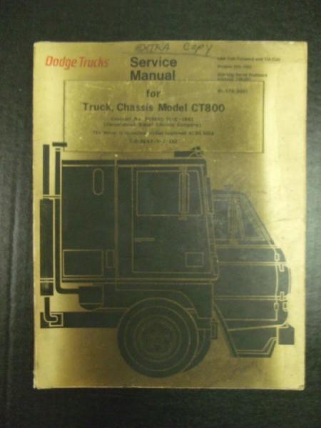 Dodge trucks service manual models 500-1000 