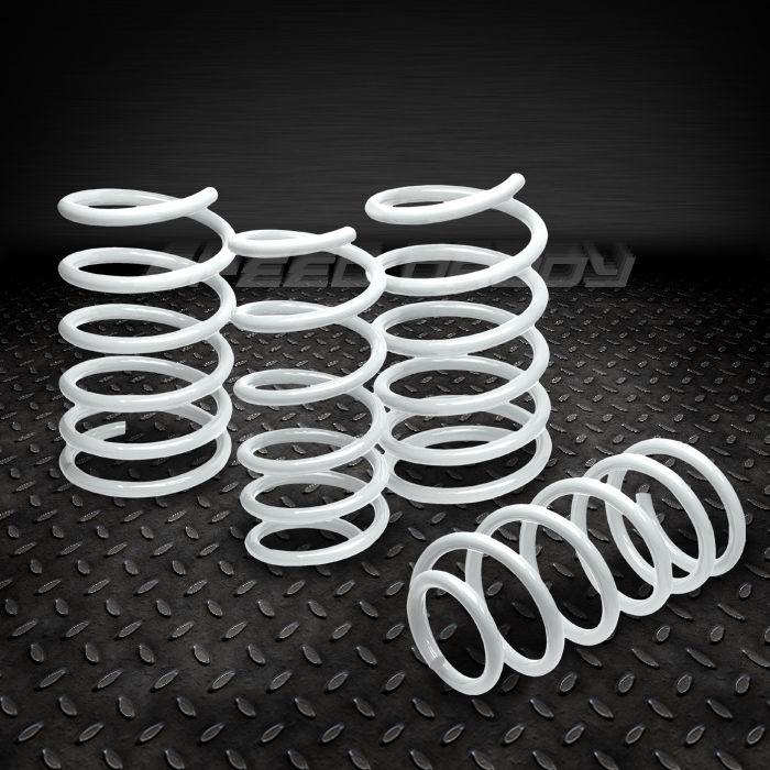 2"drop suspension lowering springs/spring 91-94 nissan sentra dohc b13 ser white