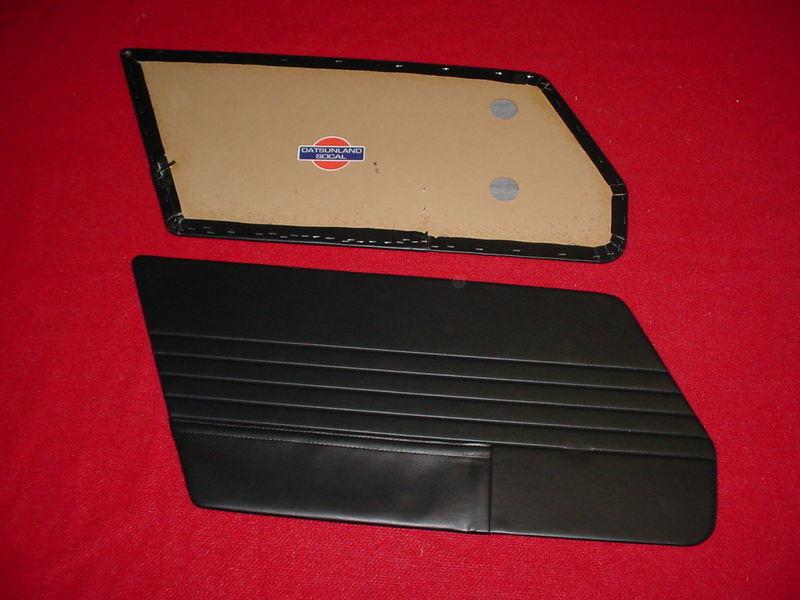 Datsun roadster 65-67 front door pannels 1 pr black