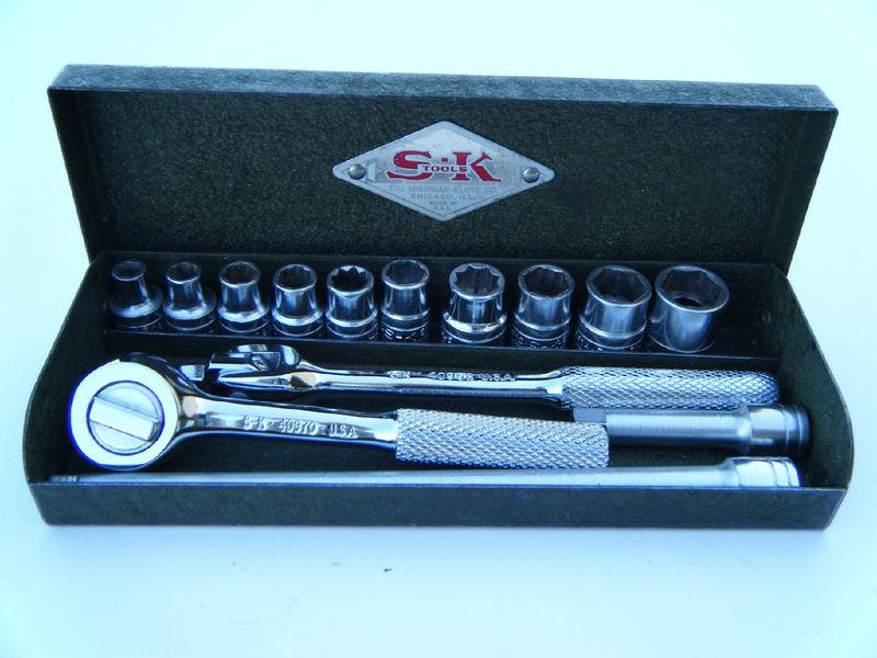 Sk 1/4 drive socket set.