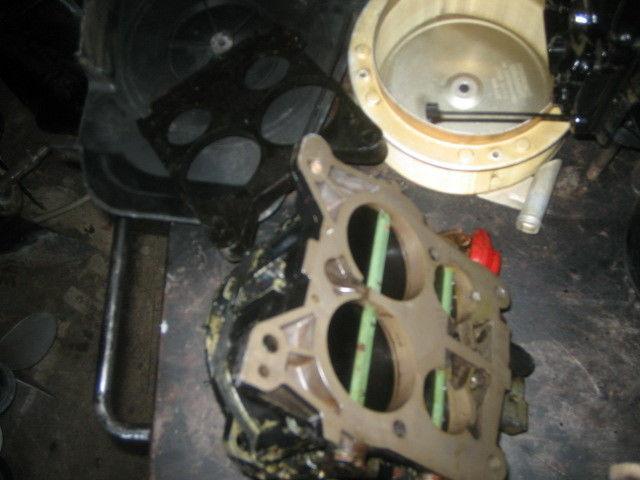 Carburetor marine 4 bbl rochester quadrajet carb for parts or rebuild