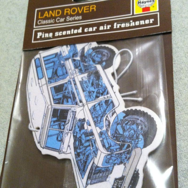 Land rover pine scented air freshener haynes manual series defender lot of 3