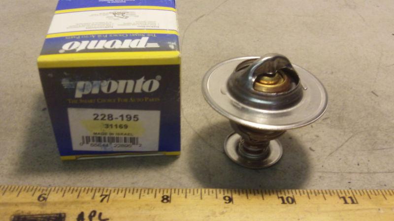 Pronto 228-195 195 f thermostat (c70 turbo, 9000, 9-5, series iii xj6. & more) 