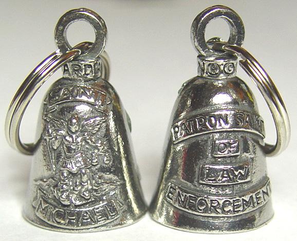 Saint michael   guardian  ride bell 4 motorcycle  car   police patron saint