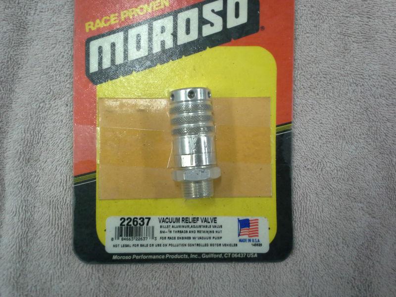 Moroso vacuum relief valve