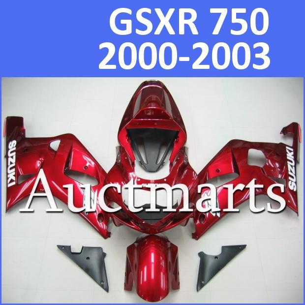 Fit suzuki 00 01 02 03 gsxr 750 gsx-r750 2000 2001 2002 2003 fairing k1 d11 b35