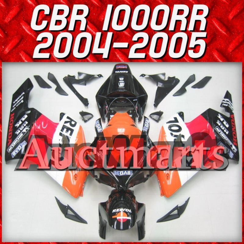 Fit honda 04 05 cbr1000rr cbr 1000 rr 2004 2005 fairing kit abs plastics c10 d1