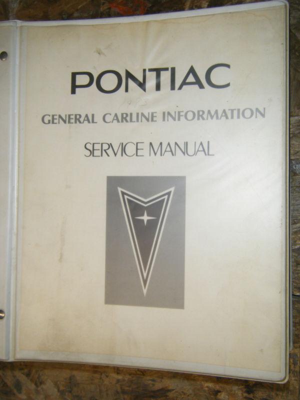 1983 pontiac bonneville firebird trans am 6000 grand prix service manual shop