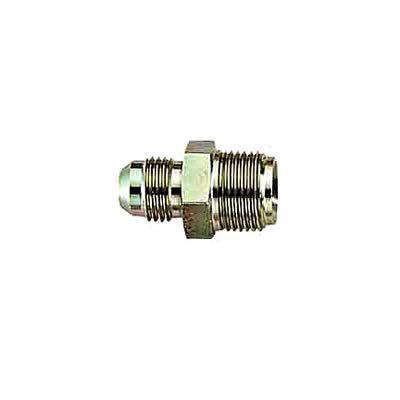 Aeroquip fitting straight -6 an male to 1/2-20" inverted flare steel zinc each