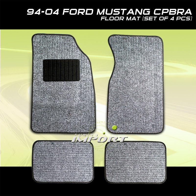 1994-2004 ford mustang v6 convertible floor mat carpet