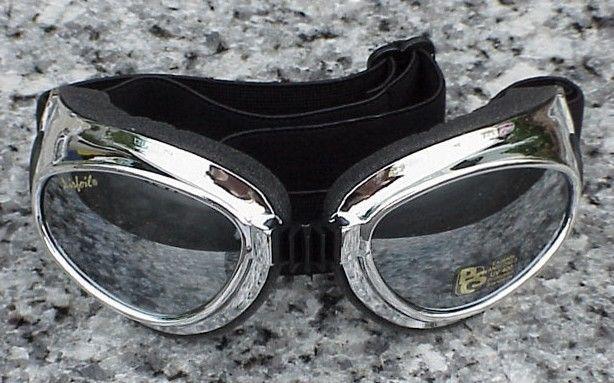 Honda shadow 600 750 1100 vtx 1300 1800 chrome goggles