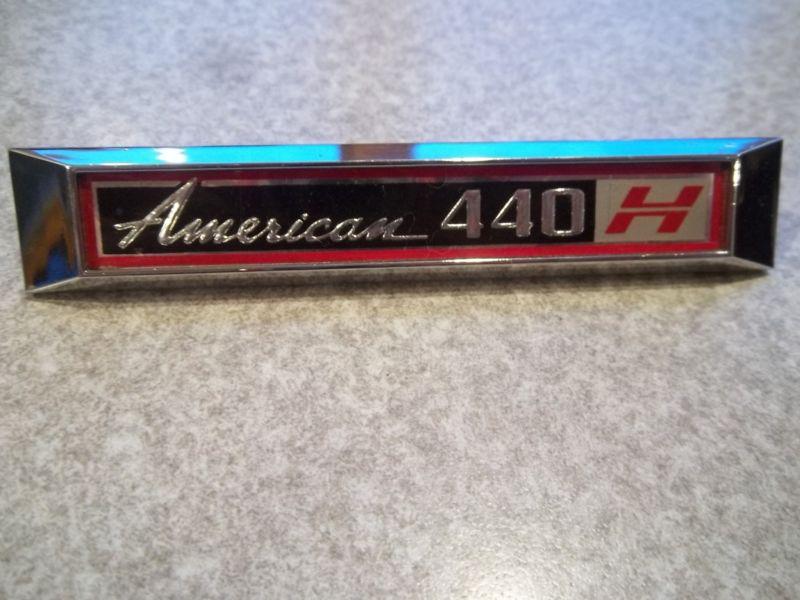 Amc nos american 440 h emblem