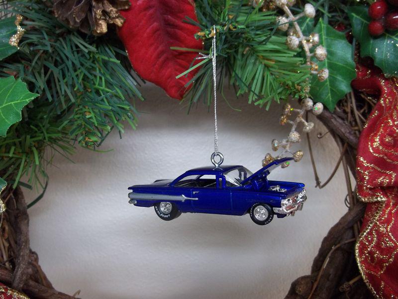 1960 chevy impala christmas tree ornament diecast new custom crafted decoration