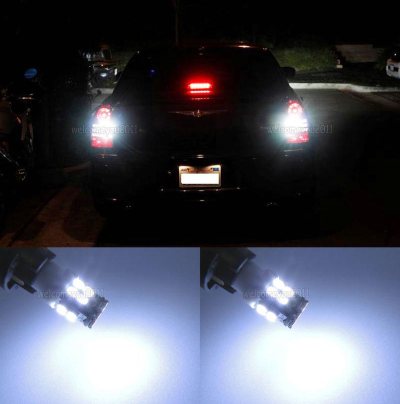 2x white 24smd led t10 921 912 168 for back up backup reverse light bulb lamp #3