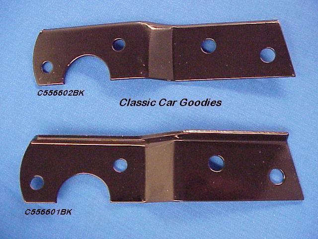 1964-1966 chevy truck tail light brackets (2) black 1965