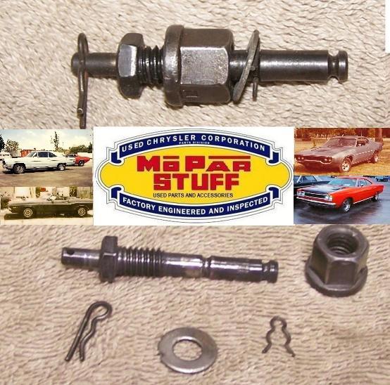 Mopar a/e/b/f/c body carb throttle  nut / pin stud - kickdown cuda duster gtx