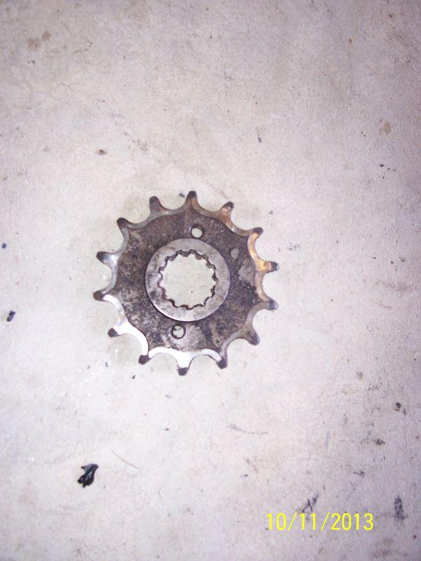 Oem factory 94-06 kawasaki ex250f ex250 250 ninja front countershaft sprocket