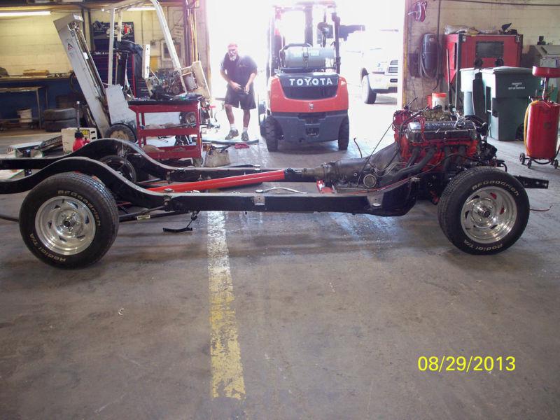 1957 chevy frame/chassis set with 9 inch ford ready for big block and 700r4