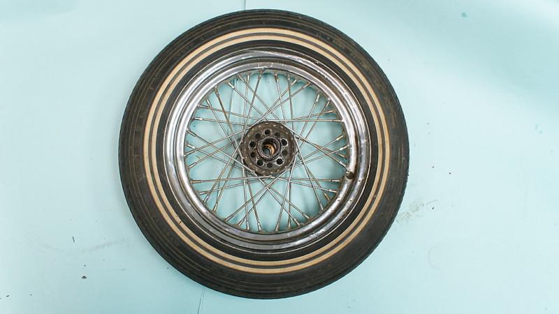 1949 harley el rigid pan fl flh knucklehead panhead oem star hub front rim