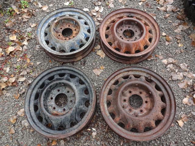 Original 1939 17" x 5" chevrolet artillary wheels gmc hot rat rod custom 