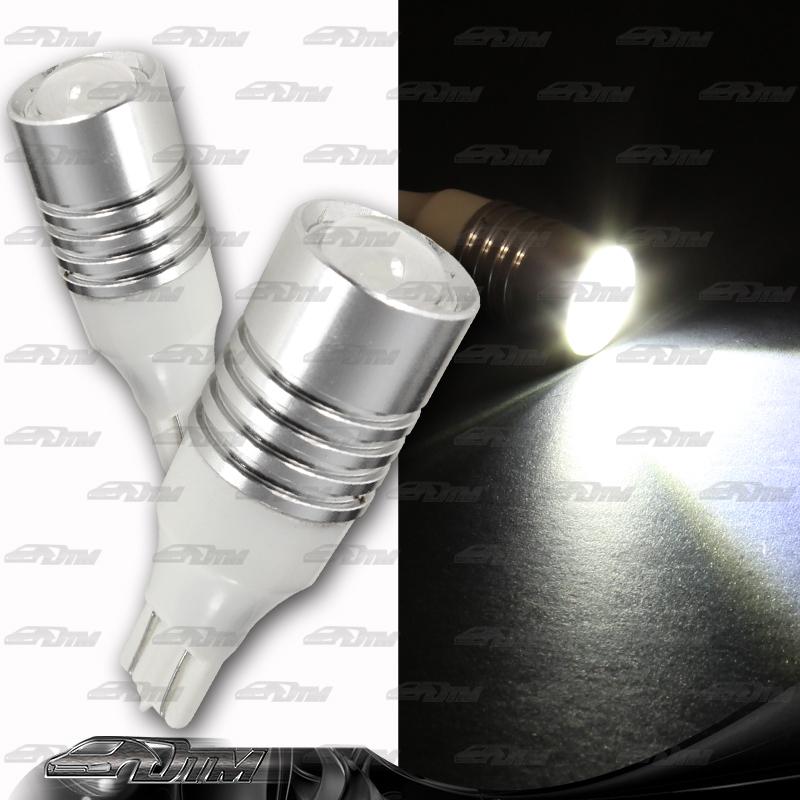 Universal 12v cree led q5 t15 white led projector back up light bulb - 1x pair