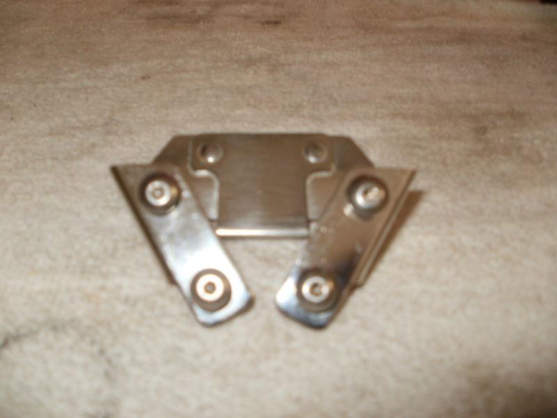 Harley davidson touring saddlebag chrome latch hinge bracket mount (1 pcs)