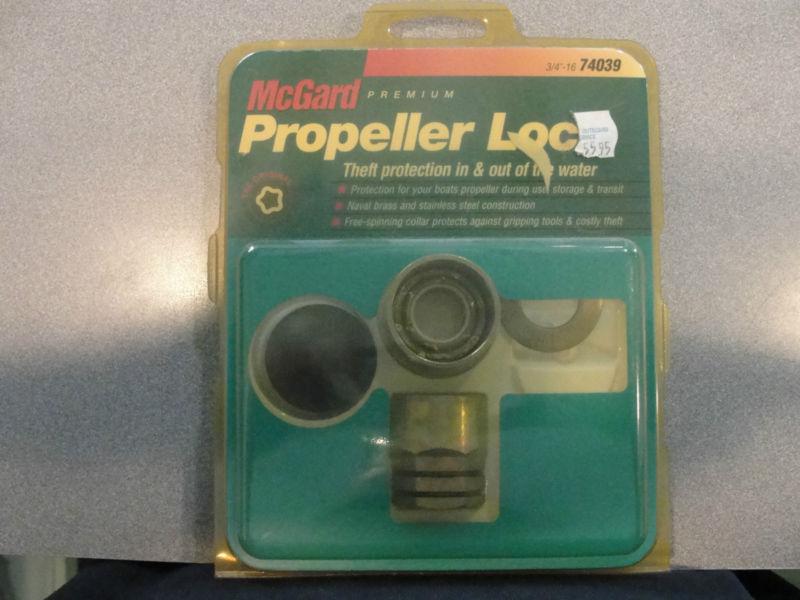 Mcgard propeller lock 3/4-16 for sterndrive and outboard engines