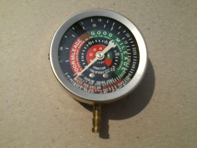 Vintage mileage gauge by stuart mfg co 