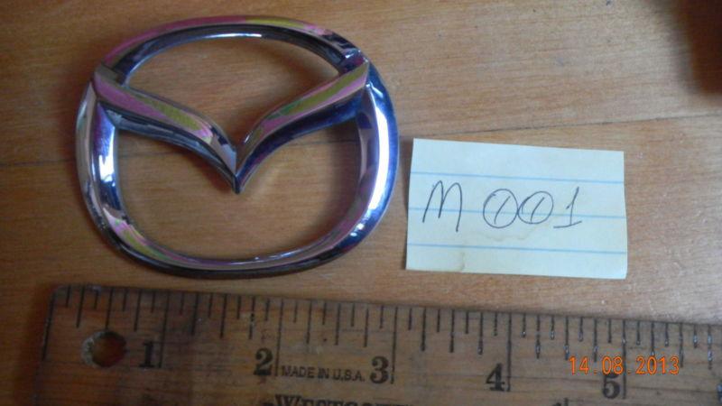 #m001 -  mazda genuine trunk rear emblem badge ornament symbol