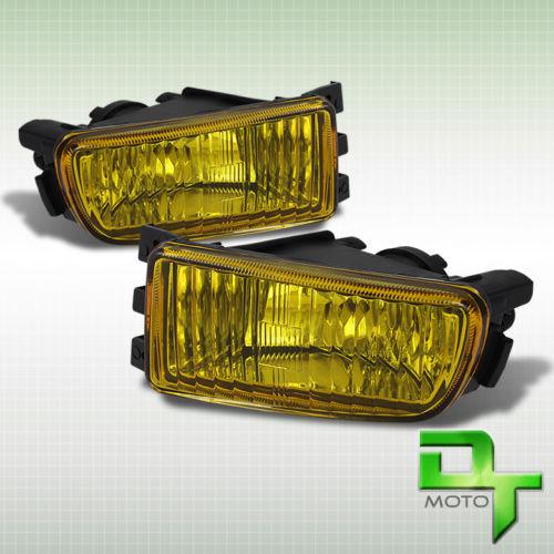 98-05 lexus gs300/400/430 direct replacement yellow bumper glass fog lights