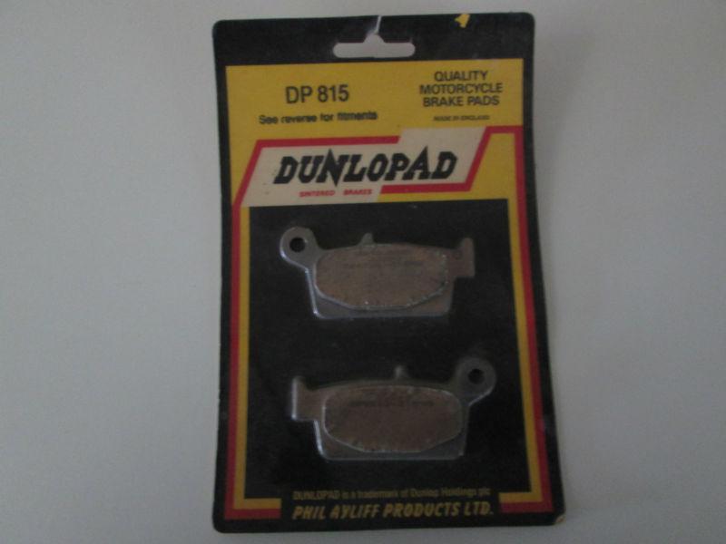 Dunlopad rear motocross brake pad set  dp815